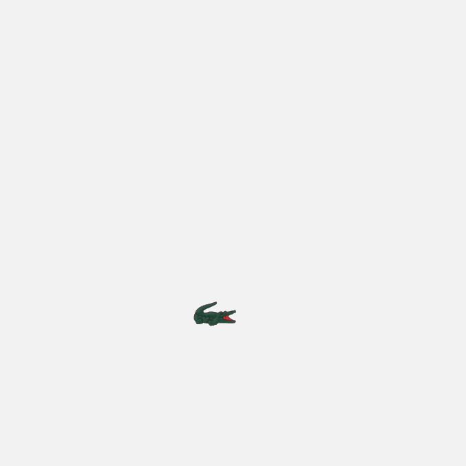 blanco 001 VVL0A141 hombres Lacoste camiseta sport regular fit de algodón orgánico