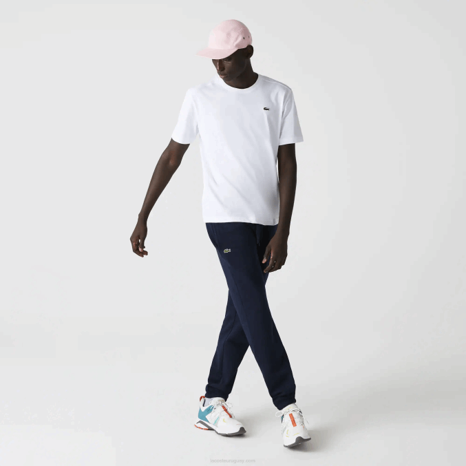 blanco 001 VVL0A51 hombres Lacoste camiseta deportiva transpirable