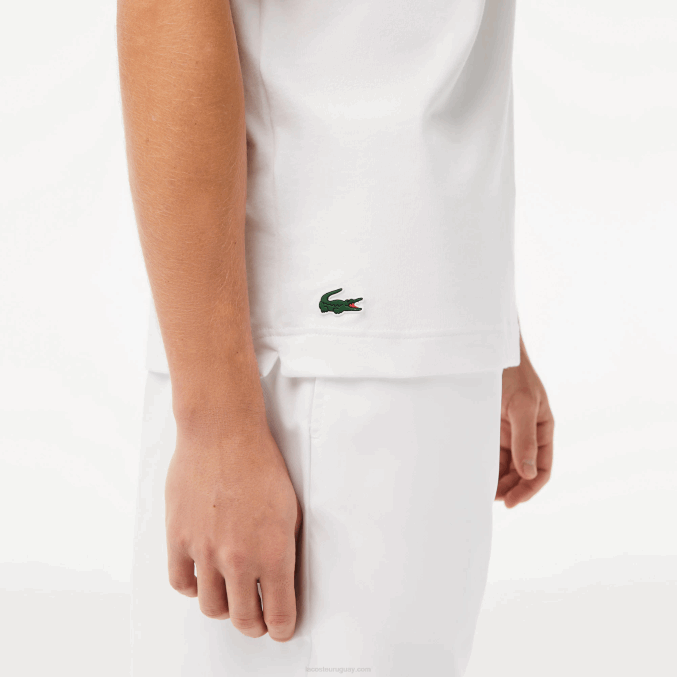 blanco 001 VVL0A603 hombres Lacoste playera estampada sport x novak djokovic