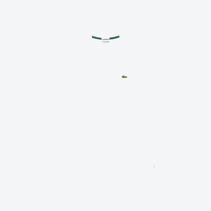 blanco 001 VVL0A95 hombres Lacoste camiseta de algodón orgánico con cuello redondo