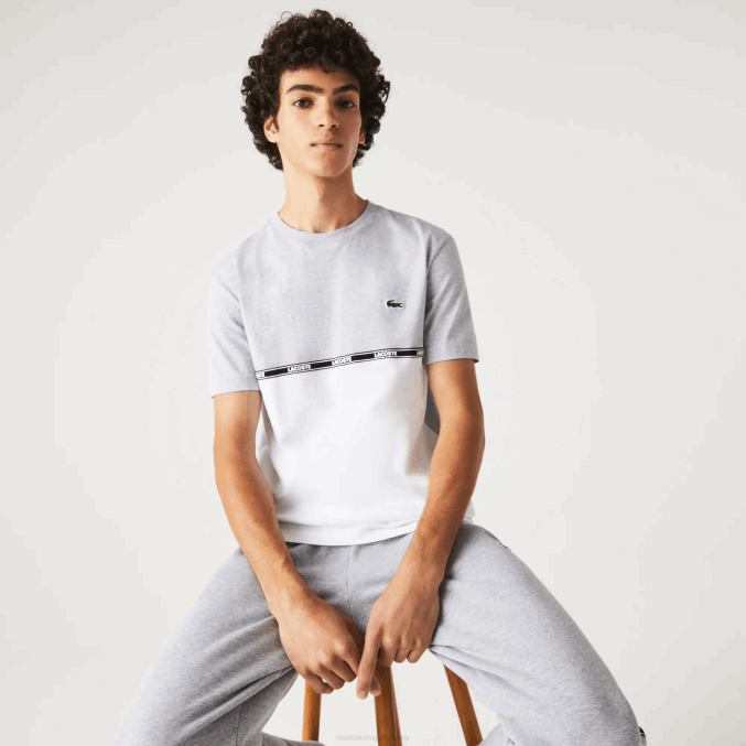 gris chino blanco mtg VVL0A831 hombres Lacoste camiseta de marca