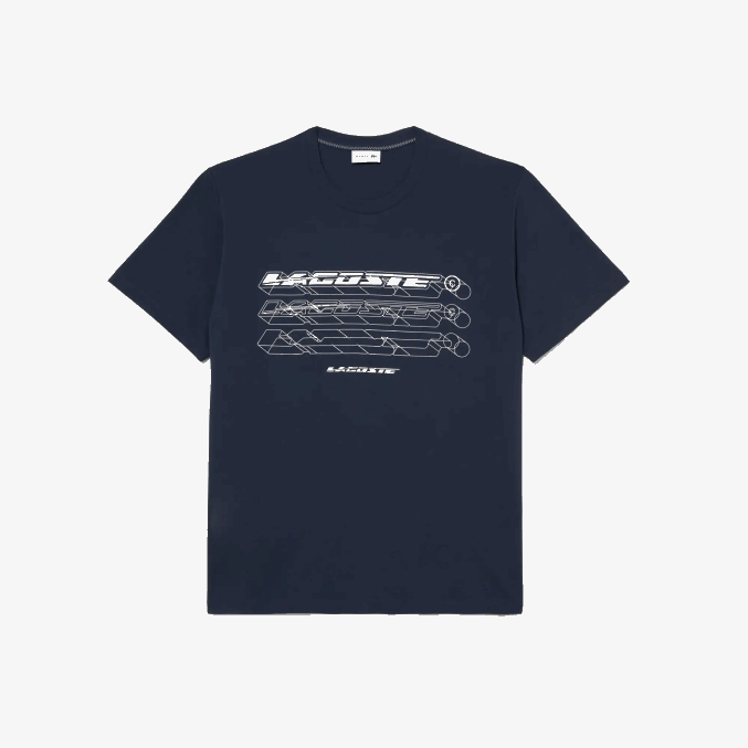 kxe azul VVL0A180 hombres Lacoste camiseta de piqué de ajuste holgado - tallas grandes - grande