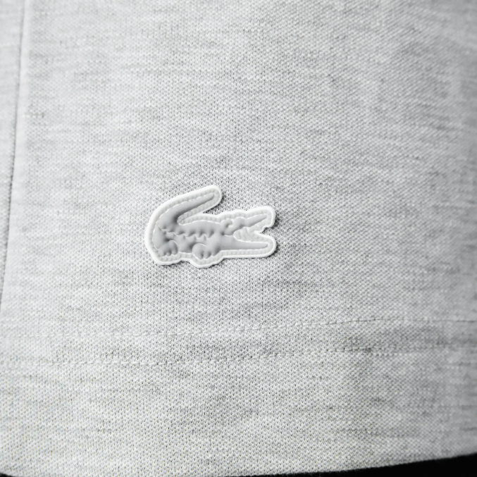 lomo gris cca VVL0A561 hombres Lacoste playera de piqué regular fit con logo