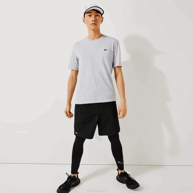 lomo gris cca VVL0A718 hombres Lacoste camiseta deportiva transpirable