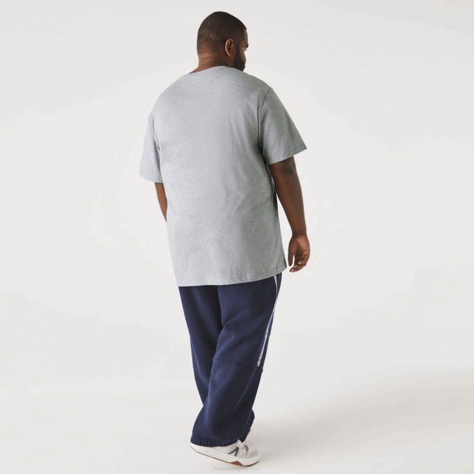 lomo gris cca VVL0A801 hombres Lacoste playera con cuello en V