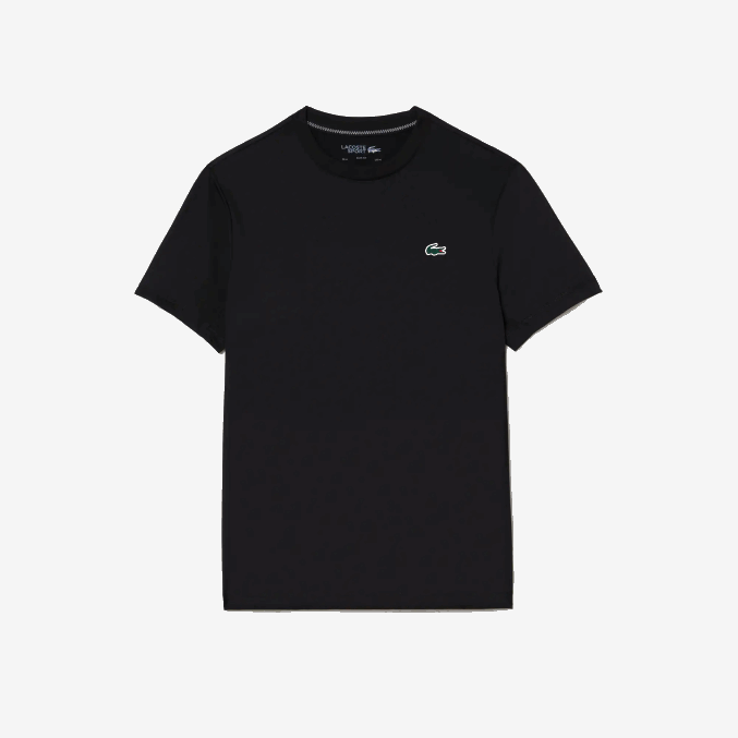 negro 031 VVL0A118 hombres Lacoste camiseta sport slim fit de punto elástico