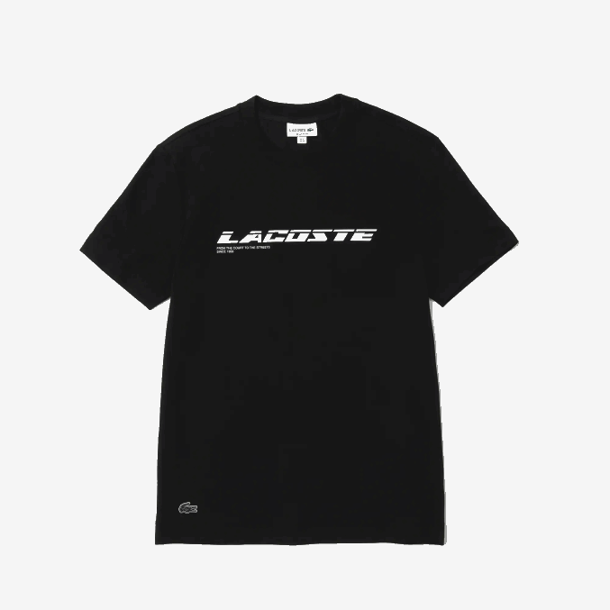 negro 031 VVL0A560 hombres Lacoste playera de piqué regular fit con logo