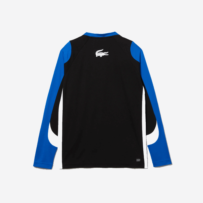 negro azul blanco zfz VVL0A753 hombres Lacoste camiseta deportiva de tenis