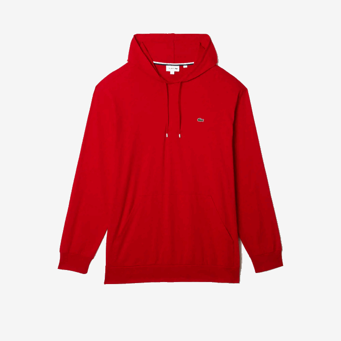rojo 240 VVL0A724 hombres Lacoste camiseta con capucha xl regular fit
