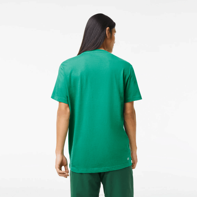 verde hd2 VVL0A842 hombres Lacoste camiseta sport con estampado de cocodrilo