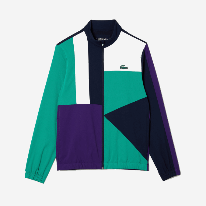 azul marino verde violeta blanco xsb VVL0A1145 hombres Lacoste chándal deportivo de tenis con estampado de cocodrilo