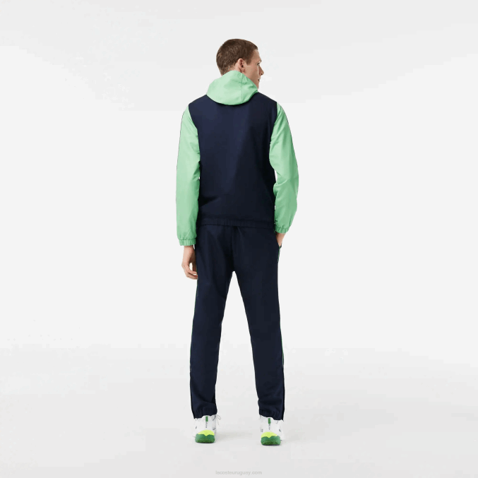 azul marino verde wti VVL0A343 hombres Lacoste jogger de tenis regular fit