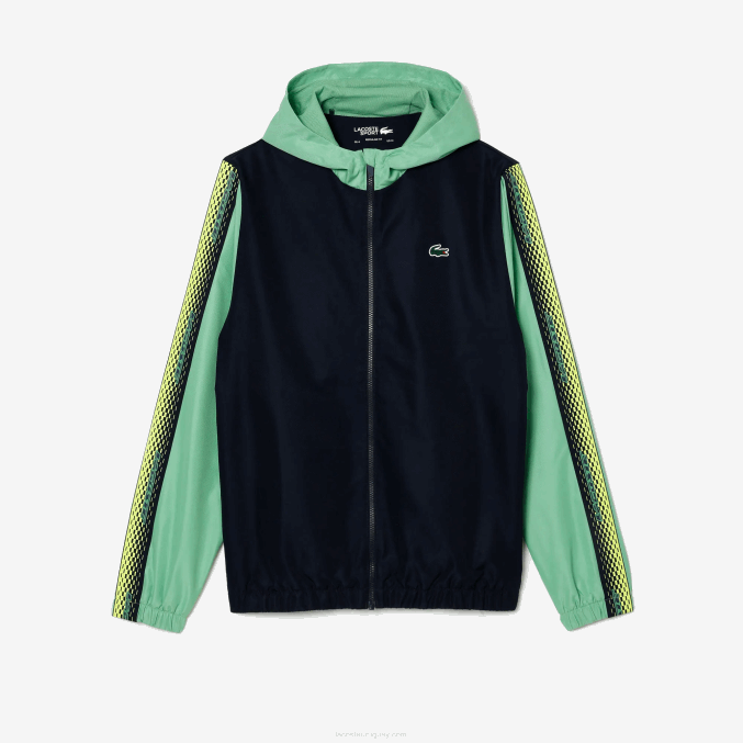 azul marino verde wti VVL0A343 hombres Lacoste jogger de tenis regular fit