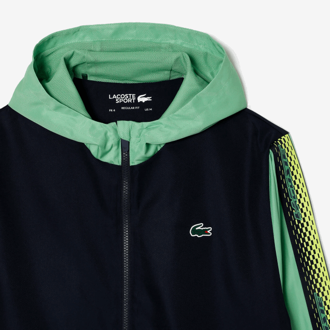 azul marino verde wti VVL0A343 hombres Lacoste jogger de tenis regular fit