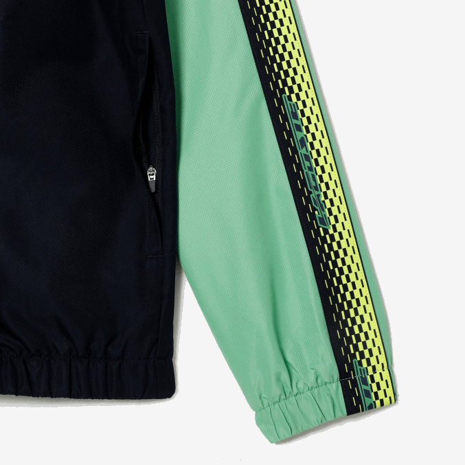 azul marino verde wti VVL0A343 hombres Lacoste jogger de tenis regular fit