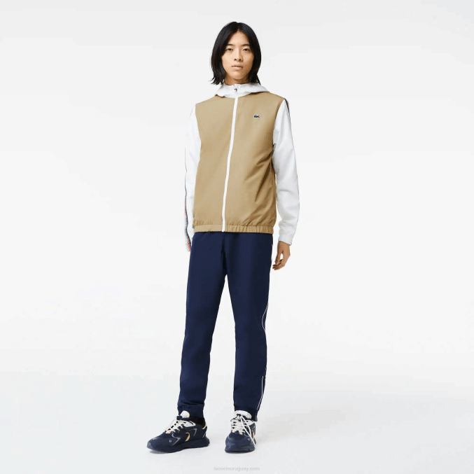 beige azul marino blanco 8x2 VVL0A342 hombres Lacoste jogger de tenis regular fit