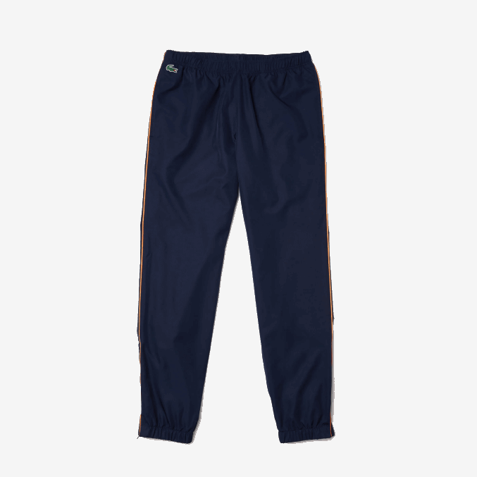 blanco naranja azul marino 8ty VVL0A1156 hombres Lacoste chándal deportivo con bloques de colores
