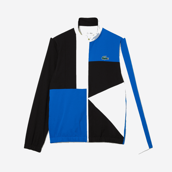 blanco negro azul amarillo l74 VVL0A1144 hombres Lacoste chándal deportivo de tenis con estampado de cocodrilo