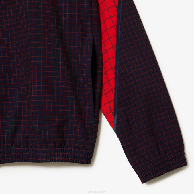 bqs rojo azul marino VVL0A268 hombres Lacoste conjunto jogger tennis x novak djokovic