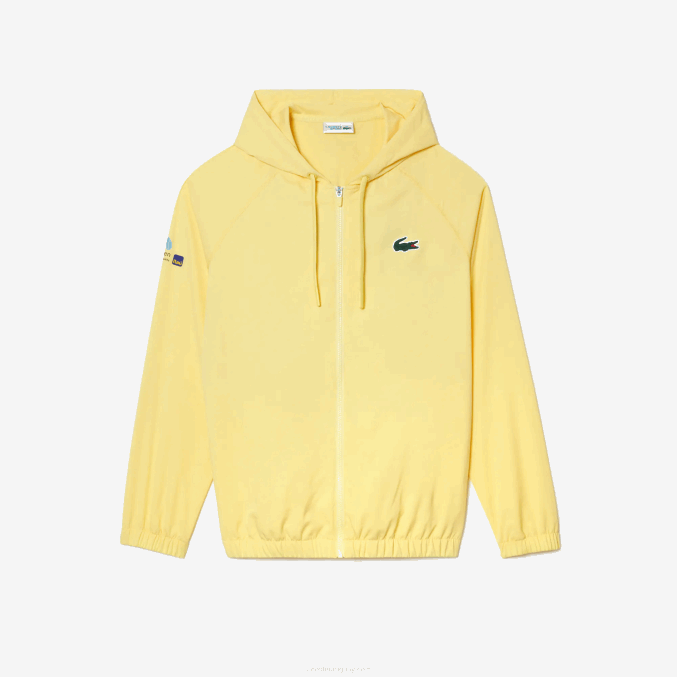 amarillo 107 VVL0A397 hombres Lacoste chamarra sport miami edición abierta