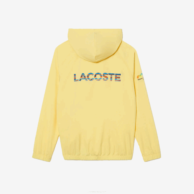amarillo 107 VVL0A397 hombres Lacoste chamarra sport miami edición abierta
