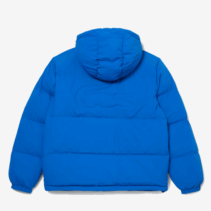 azul k1q VVL0A1213 hombres Lacoste chamarra acolchada repelente al agua