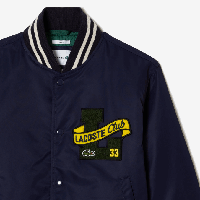 azul marino 166 VVL0A383 hombres Lacoste chaqueta de peluche