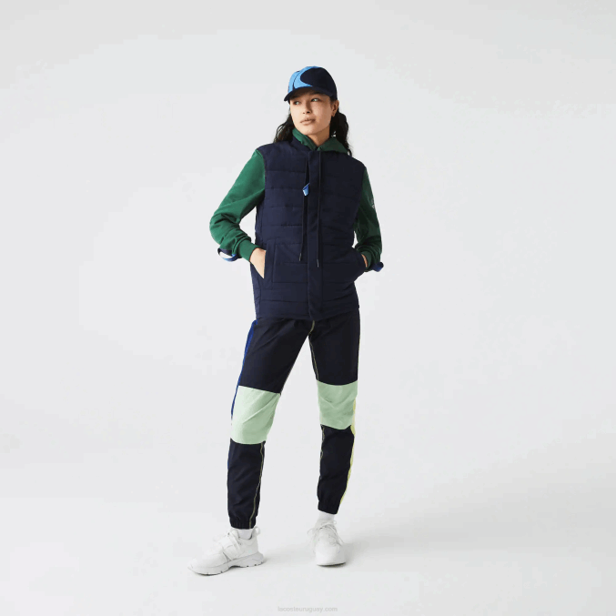 azul marino f65 VVL0A1279 hombres Lacoste chamarra chaleco sport x theo curin