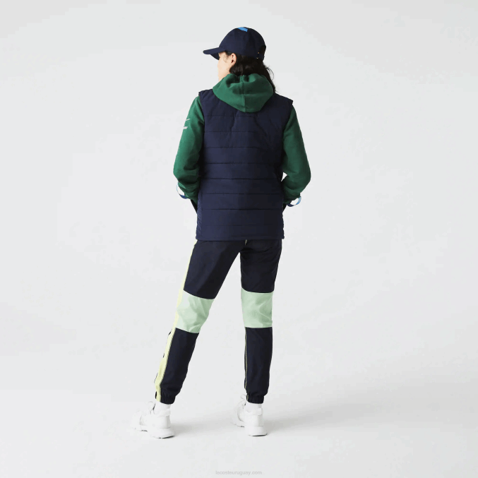 azul marino f65 VVL0A1279 hombres Lacoste chamarra chaleco sport x theo curin