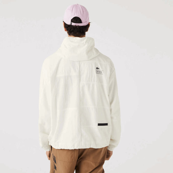 blanco b5l VVL0A1249 hombres Lacoste chaqueta con efecto patchwork