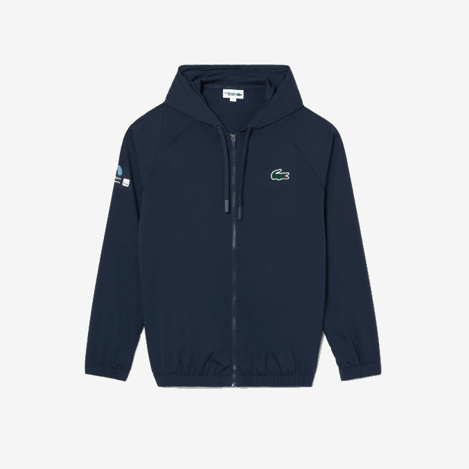 kxe azul VVL0A395 hombres Lacoste chamarra sport miami edición abierta