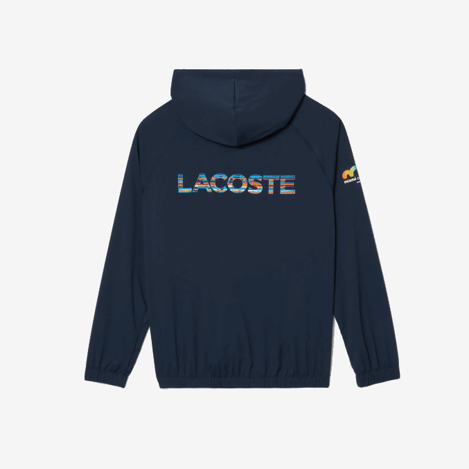 kxe azul VVL0A395 hombres Lacoste chamarra sport miami edición abierta