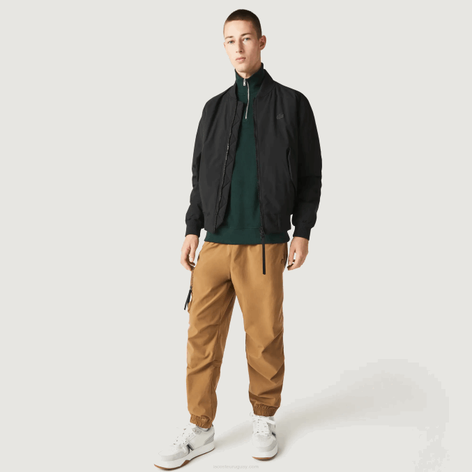 negro 031 VVL0A1242 hombres Lacoste chaqueta bomber acolchada con aislamiento