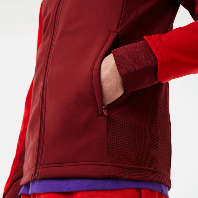 rojo burdeos 6hj VVL0A1076 hombres Lacoste chaqueta térmica deportiva de golf