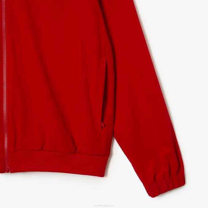 rojo púrpura trf VVL0A1266 hombres Lacoste chamarra sport x novak djokovic