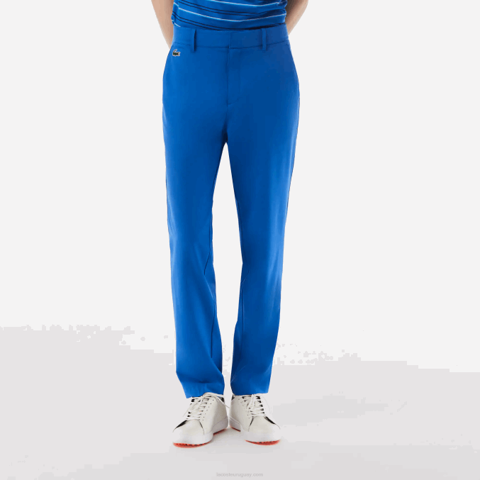 kxb azul VVL0A423 hombres Lacoste pantalones chinos de golf elásticos deportivos