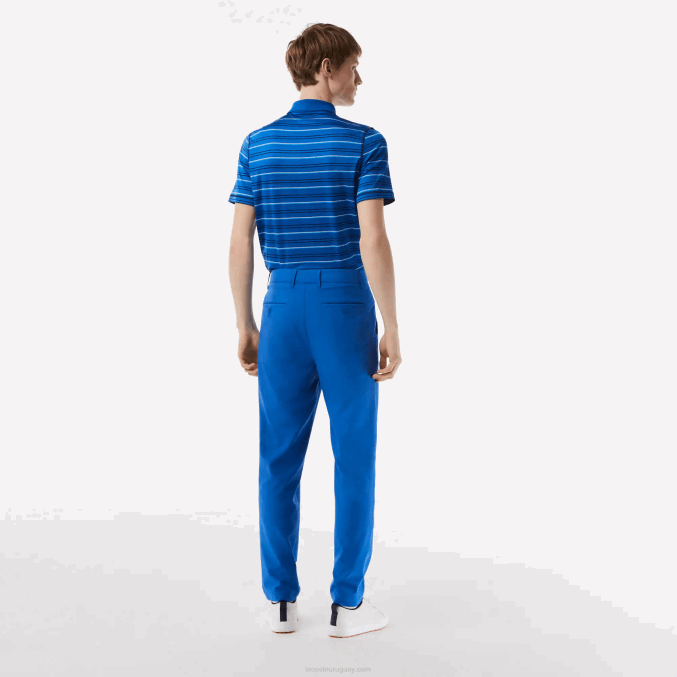 kxb azul VVL0A423 hombres Lacoste pantalones chinos de golf elásticos deportivos