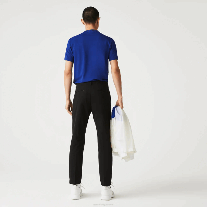 negro 031 VVL0A1588 hombres Lacoste chinos slim fit ligeros resistentes al agua