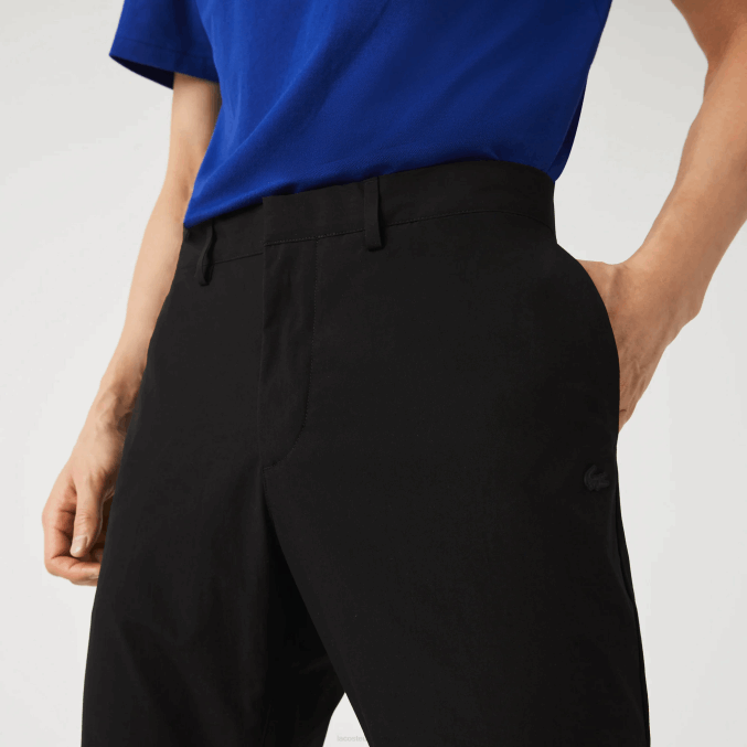 negro 031 VVL0A1588 hombres Lacoste chinos slim fit ligeros resistentes al agua