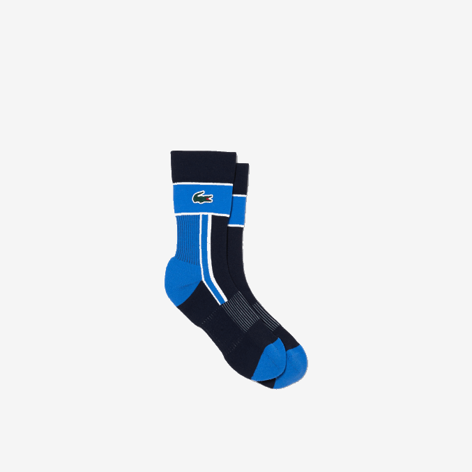 azul blanco bqx VVL0A516 hombres Lacoste calcetines deportivos