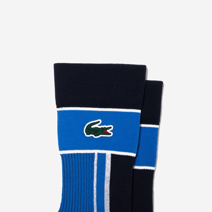 azul blanco bqx VVL0A516 hombres Lacoste calcetines deportivos