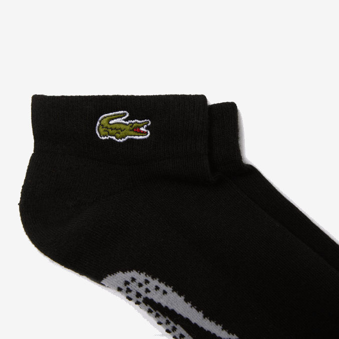 lomo gris negro snp VVL0A1679 hombres Lacoste calcetines sport escotados de algodón elástico