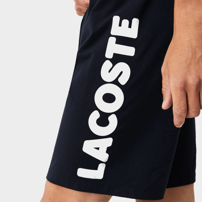 azul marino blanco 525 VVL0A1454 hombres Lacoste pantalones cortos de interior de algodón elástico con estampado de cocodrilo y la marca