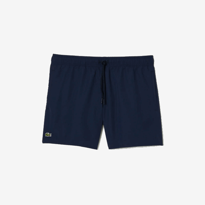 azul marino verde 802 VVL0A536 hombres Lacoste shorts de baño ligeros de secado rápido