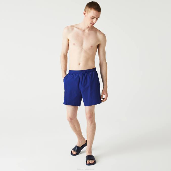 bdm azul VVL0A1682 hombres Lacoste bañador ligero