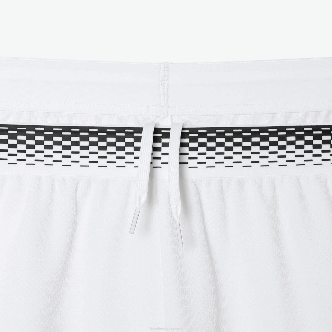 blanco 001 VVL0A428 hombres Lacoste tenis x daniil medvedev pantalones cortos de malla