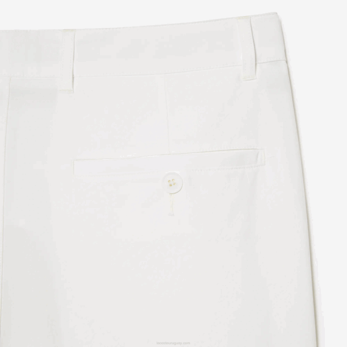 blanco 70v VVL0A442 hombres Lacoste shorts deportivos de golf ligeros y elásticos