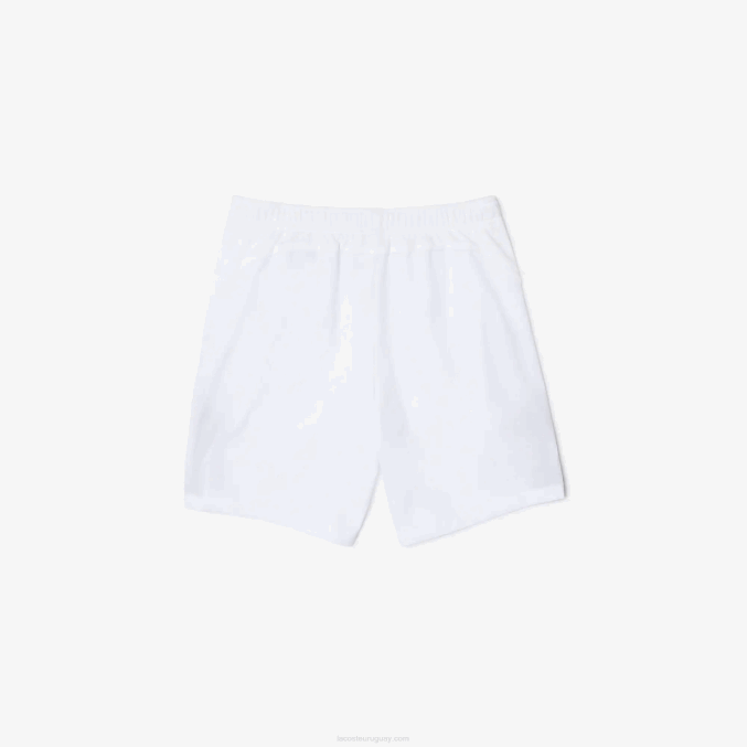 blanco azul marino 522 VVL0A1330 hombres Lacoste shorts de tenis sport regular fit sin costuras