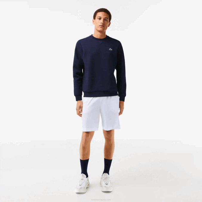 blanco azul marino 522 VVL0A1409 hombres Lacoste pantalones cortos deportivos ultraligeros