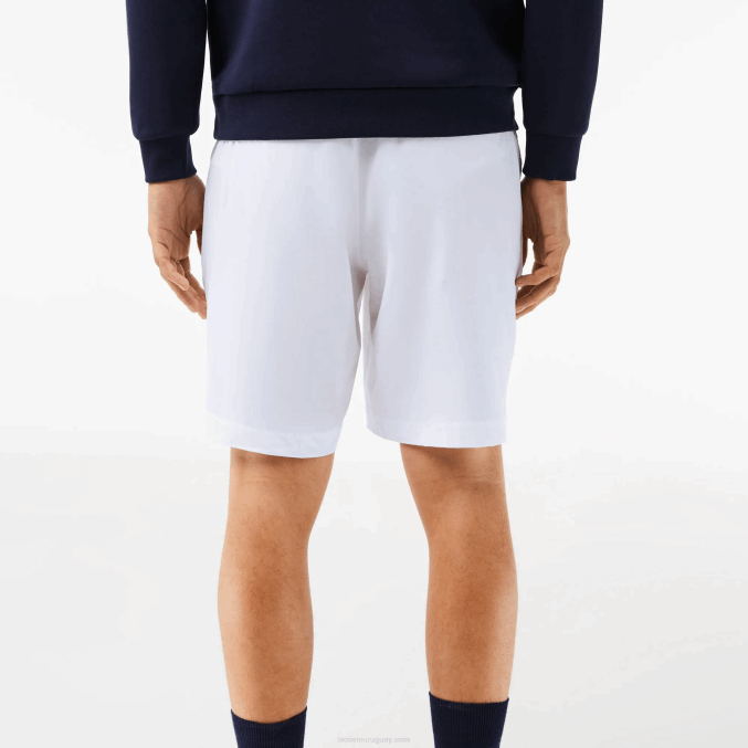 blanco azul marino 522 VVL0A1409 hombres Lacoste pantalones cortos deportivos ultraligeros